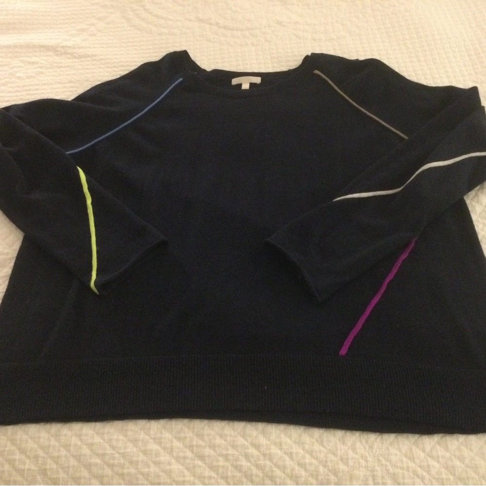 Lisa Todd Navy Pullover Sweater